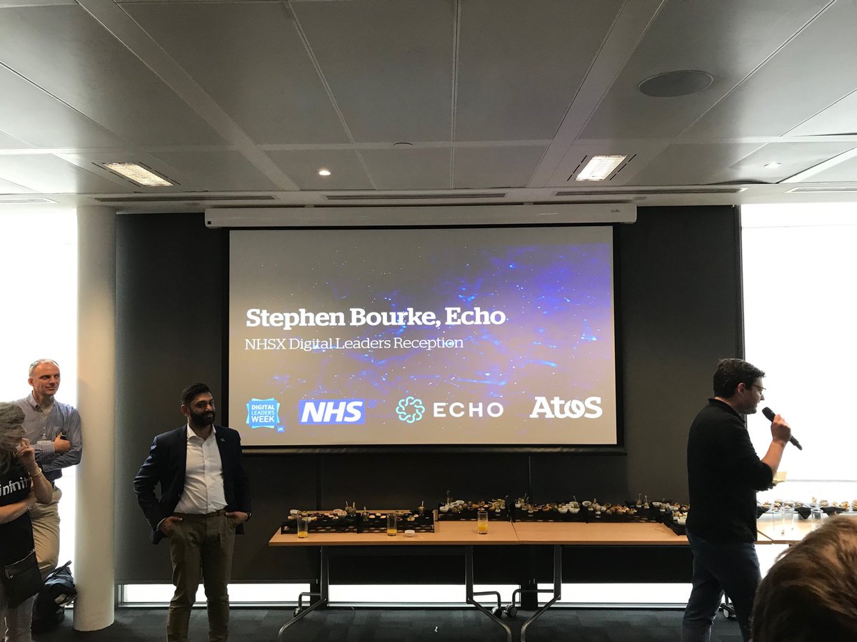 iamtomwake's tweet photo. Stephen Bourke⁩ doing what he does best and sharing his insights as co-founder of online pharmacy ⁦@echo_healthcare⁩ https://t.co/Q4qq1sIKnb