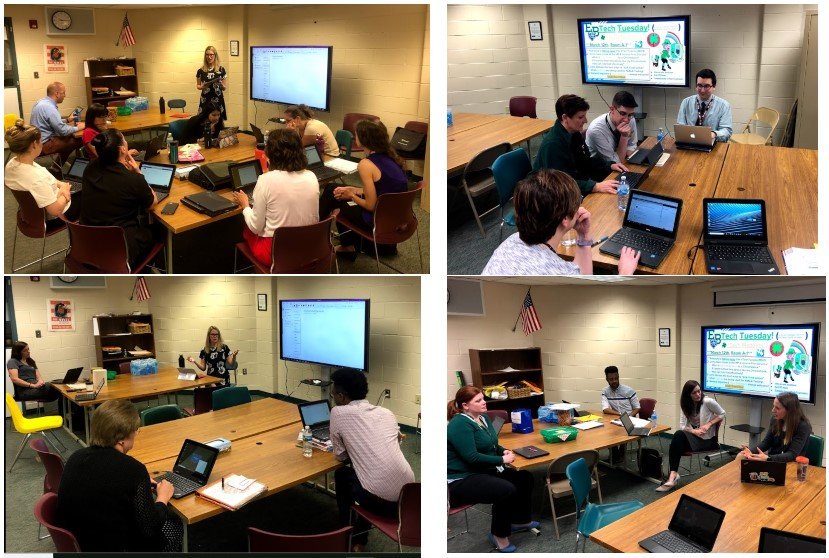 MrPeluzzo's tweet image. More reflection on #TechTuesdayEBHS, #EBHSMathDept Device Pilot, &amp;amp; other training completed by staff to ensure we raise student achievement, engagement, &amp;amp; work to be #FutureReadyNJ! 2018-2019 was a great year, thanks to this dedicated staff! @EBHSprinc @EBProfLearn #TechLeaders