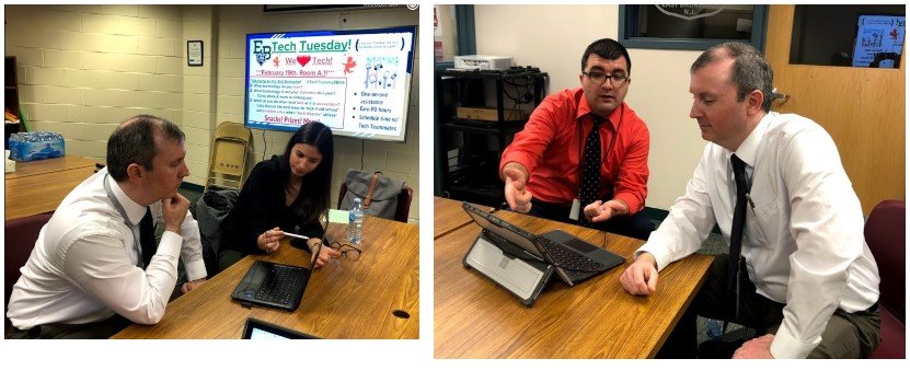MrPeluzzo's tweet image. More reflection on #TechTuesdayEBHS, #EBHSMathDept Device Pilot, &amp;amp; other training completed by staff to ensure we raise student achievement, engagement, &amp;amp; work to be #FutureReadyNJ! 2018-2019 was a great year, thanks to this dedicated staff! @EBHSprinc @EBProfLearn #TechLeaders