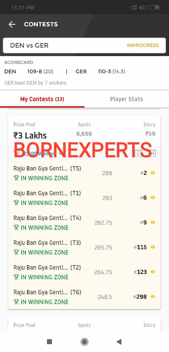 Rajendr55594544's tweet image. remember the name #born_experts big winning whole group win gl with sl team 😍🔥🤗 #bornexperts @sindbadsailor_R @GLHunter_ @rudresh2 @erkeshav04 @Haiwaaaan @srikar242 @NarayananXi @Rajendr55594544 #dream11 😎🔥🔥