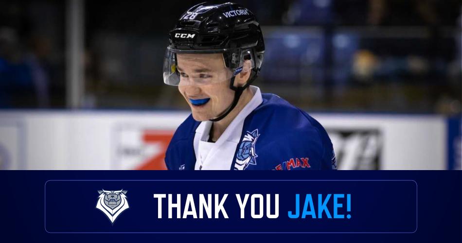 A true warrior on the ice and fantastic person off the ice, thank you <a href="/kustra_99/">Jake Kustra</a> for all your hard work during your time in #yyj!   

Overage D Jake Kustra was claimed off of waivers by the <a href="/SCBroncos/">Swift Current Broncos</a> today.