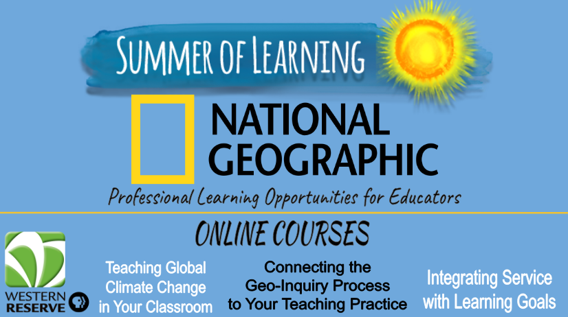 PBSWR_Education's tweet photo. Online classes now running until August, geared towards formal and informal educators. #SummerPD #GlobalClimateChange #GeoInquiryProcess https://t.co/MRogW6tp9w https://t.co/exRlX1gaQ6