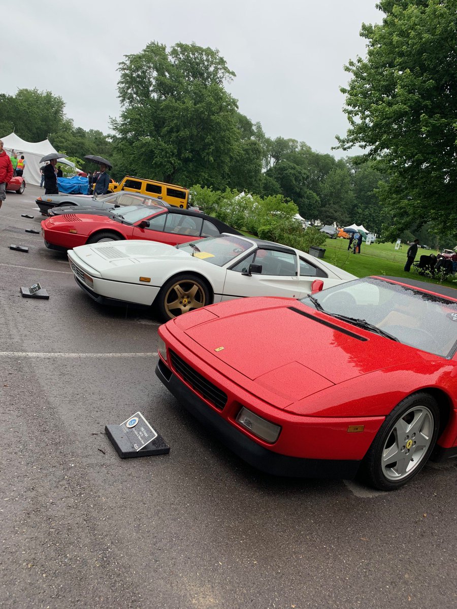 MagnaInt's tweet photo. Rain could never affect this beauty at this year’s @eyesondesign in Michigan. Magna sponsored the Judges' Breakfast with one of our very own, Larry Erickson - Global Director of Design for Magna’s exteriors group - judging the event. #EnablingDesign #EyesOnDesign #MagnaSpirit https://t.co/G7IflsDbzi