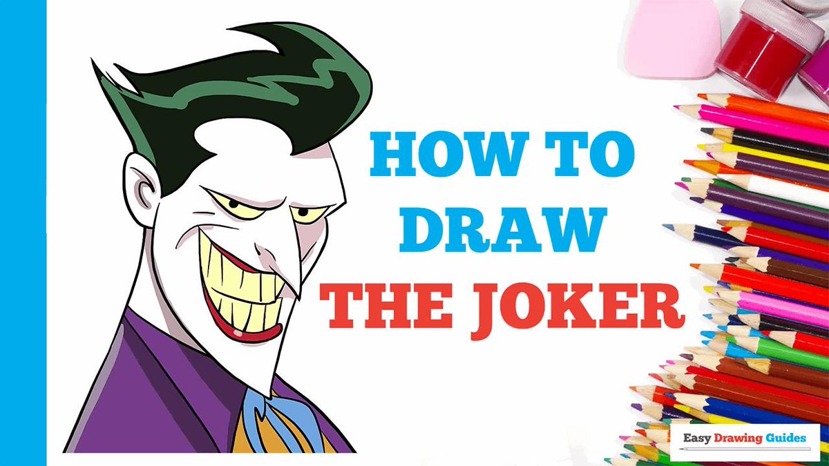 Easy Drawing Guides How To Draw Joker Easy To Draw Art Project For Kids See The Full Drawing Tutorial On T Co K5q1ozv7se Joker Howtodraw Drawingideas T Co Emvbmud0za Easy Drawing Guides How To Draw Joker Easy To Draw Art Project For Kids See The Full Drawing Tutorial On T Co K5q1ozv7se Joker Howtodraw Drawingideas T Co Emvbmud0za