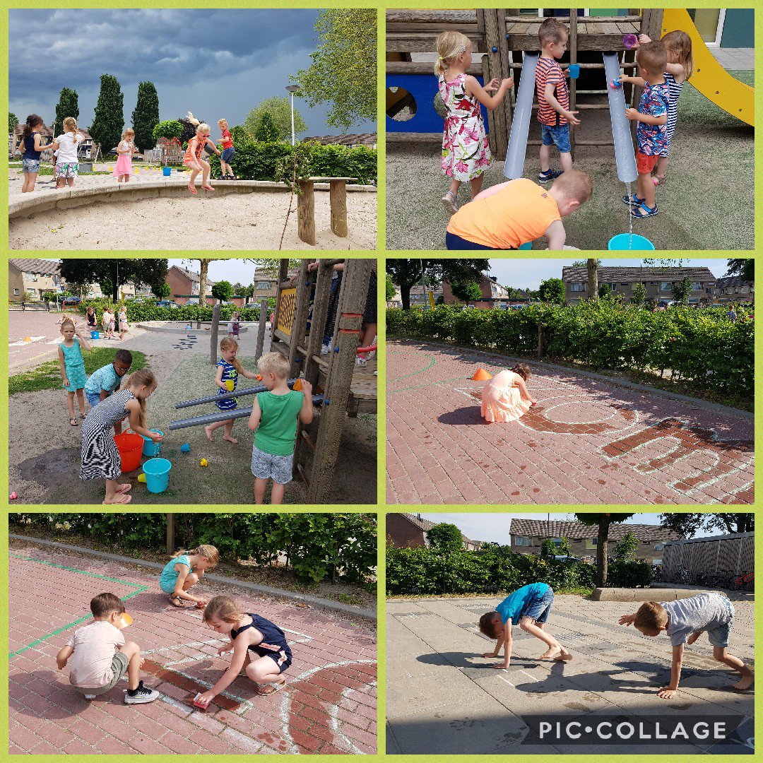 Wat een mooi weer vandaag 🌞 voor het @BeweegWijs thema zomerspelen we doen spelletjes met water <a href="/cbsdetriangel/">CBS 'de Triangel'</a> en oefenen daarbij verschillende vaardigheden maar vooral beleven we veel #plezier <a href="/gembrummen/">Gemeente Brummen</a> <a href="/Sportimpulsnl/">Sportimpuls.nl</a>