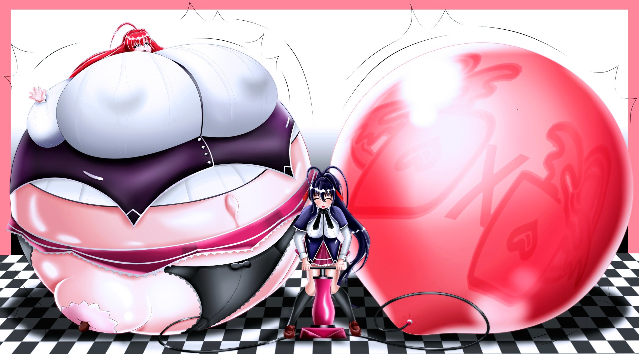 “Rias Gremory inflation, pumped on like a balloon. 
