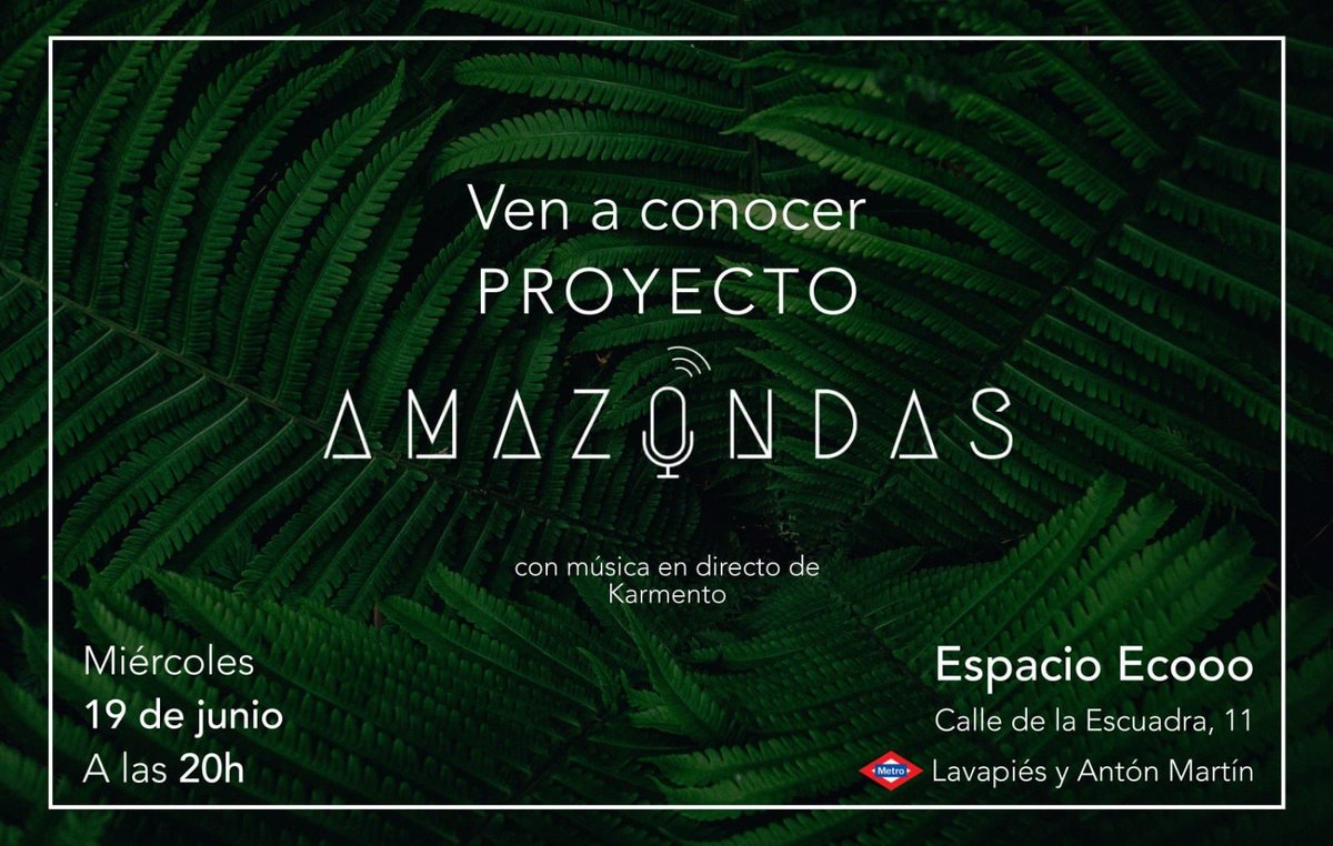 nlingerto's tweet photo. Comienza  #SintonizaAmazOndas Hoy @fgdonado nos presenta su proyecto 😊 https://t.co/Vs8k0iasr4