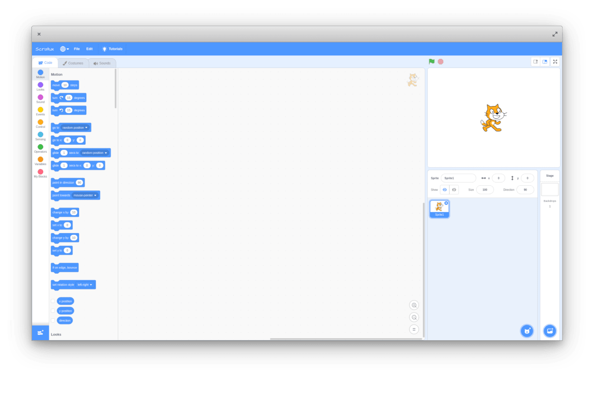 snapcraftio's tweet photo. With Scratux, you can program your own interactive stories, games, and animations — and share your creations with others in the online community. Building on the success of Scratch, Scratux is easy to install and use.

snap install scratux

https://t.co/BSCFPUGUlZ https://t.co/yLimXYEzLX