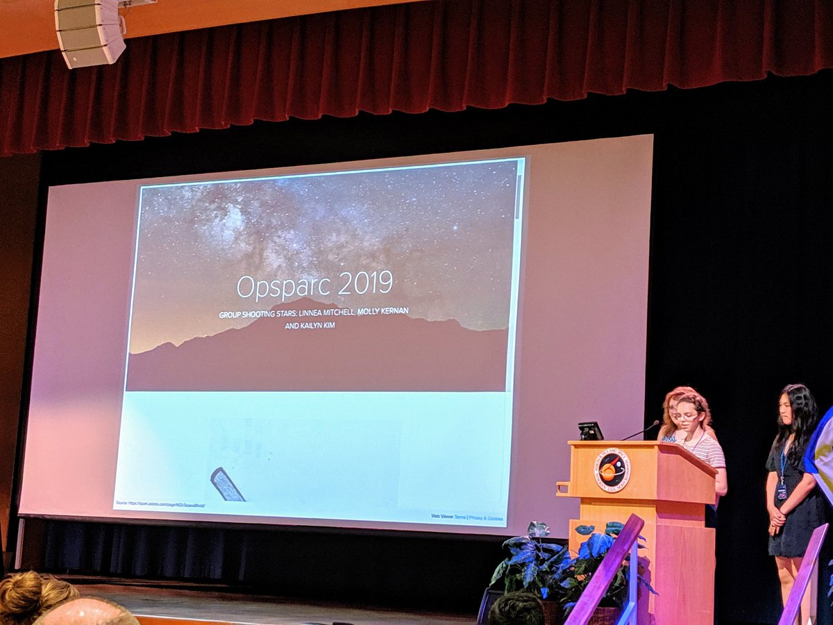 benforta's tweet photo. At the @NASA #OPSPARC Awards Ceremony watching winners share their awesome Spinoff inventions and innovations. All submissions and presentations were created with @AdobeSpark. Every winner is getting a license of @creativecloud from @AdobeForEdu. #CreateEDU https://t.co/72M3GWY7Xx
