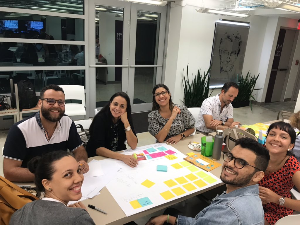 WeAreSeriouslyC's tweet photo. We came, we saw, we built something! Week 5 of Summer of Design Puerto Rico was all about prototyping so we can think with our hands not just our heads and build up great solutions #designthinking #designthinkingpr #creativeproblemsolving #changebydesign #prototyping https://t.co/VxLlRGfc7t