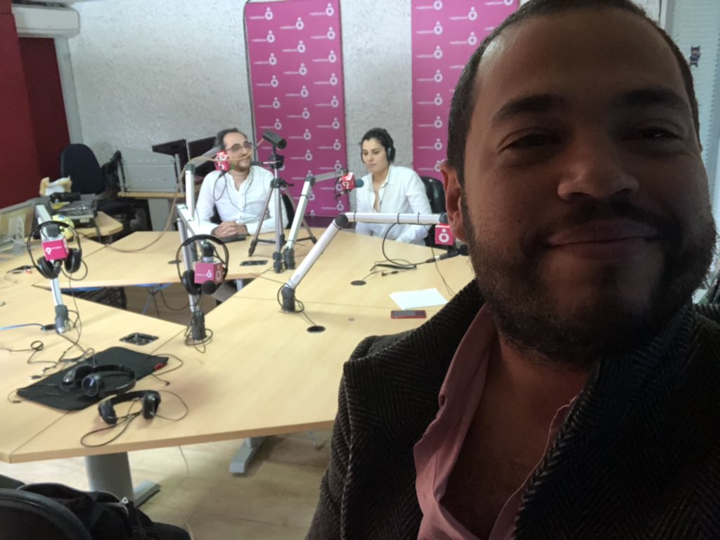 TavoDoria's tweet photo. Hoy estuve con @MusicTeleferik en @radionica. Gracias @simonasanchez por la entrevista a esta banda que estará mañana en la Fiesta de la Música de la @AFBogota. Es a las 3:00 p.m. en el Parque de Los Periodistas de #Bogotá https://t.co/tEdzDB1Wgs