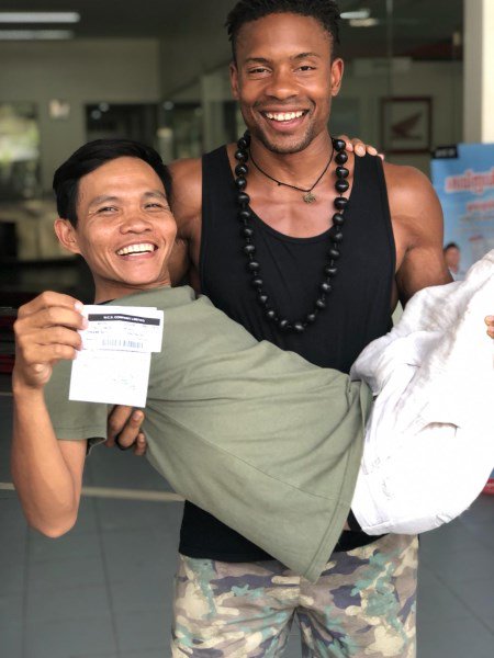 ph8foundation's tweet photo. PH8 is built around community. In Cambodia, we met Saren Ret &amp; his fam (our host fam). In Jan, our amb, Corey created a GoFundMe to BUY OUR CAMBODIAN HOST A NEW TUK TUK. Saren bought a Tuk Tuk &amp; motorcycle, and donated his old Tuk Tuk to his cuz.

Apply: https://t.co/K7xoJ9HdHU https://t.co/dPXkGxqxmN