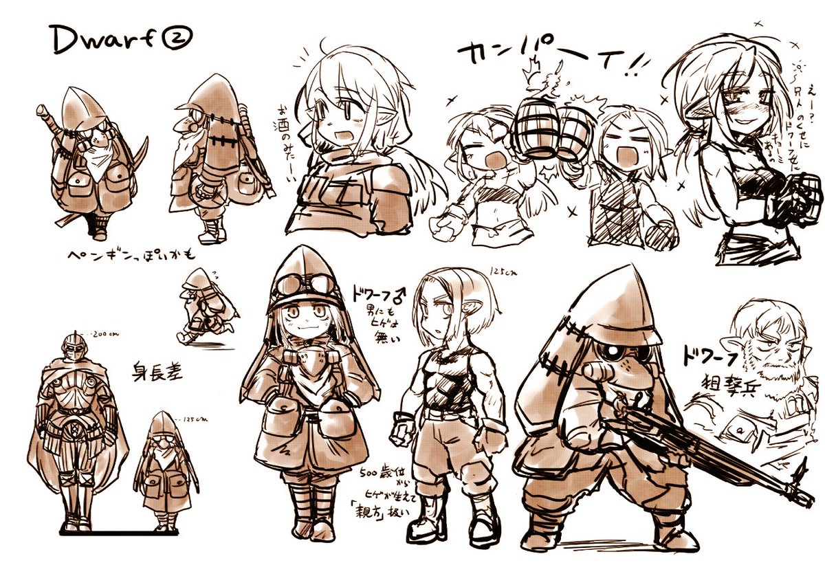 備忘録③
・エルフの幼年固定系の亜種なので男女共にヒゲは無い
・防毒マスクのフィルター兼用のスカーフが「ヒゲ」と誤認されたもの
・そもそも素顔知ってるのは同族くらい
・素顔と性徴特性を知られたら結構マズい自覚アリ
・中世ヨーロッパ風ファンタジーに規格制度とライフル銃完備のバグ有り