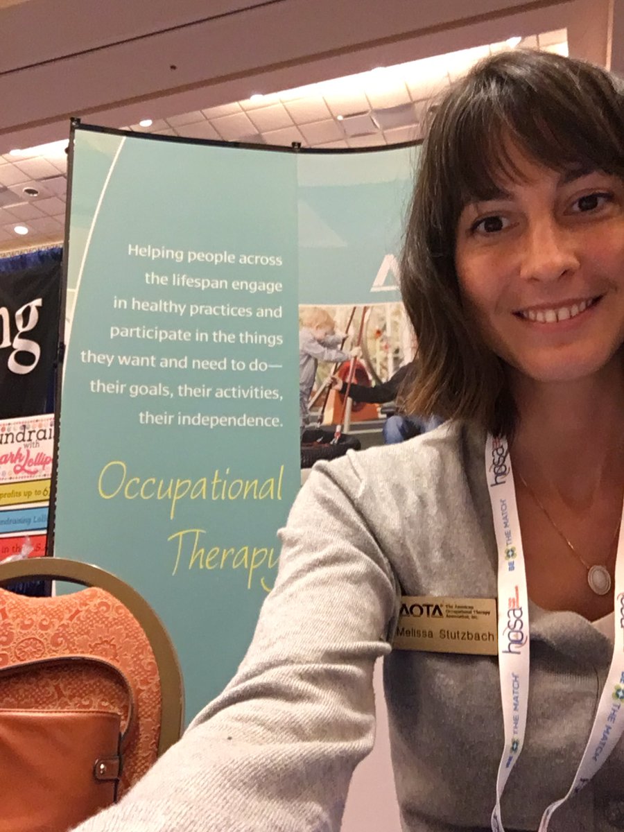 MStutz_RT's tweet image. Here at #HOSAilc2019 with 11,000 high school &amp;amp; college students. So many are already interested in occupational therapy or want to learn more. yasssss! #otdistinctvalue
