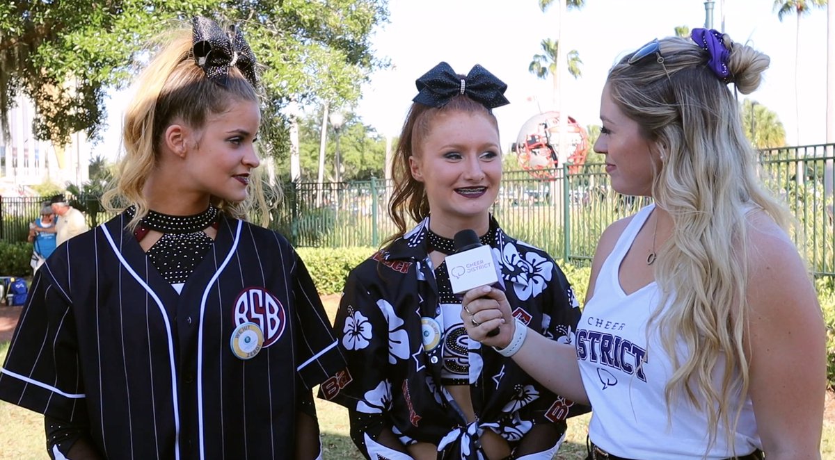 cheer_district's tweet photo. Rian and Zoe from Brandon Senior Black (@brandonallstars) talks to us about hitting ZERO at Worlds!

Check out the full interview on our app and YouTube! 📲💜 https://t.co/p8jQCuXbMC https://t.co/EjiJf0TqNO