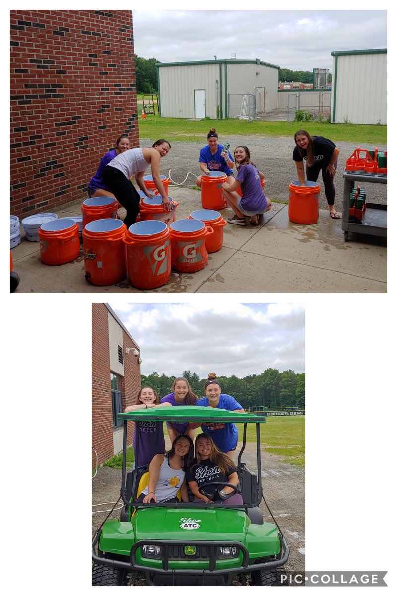 ShenSportsMedic's tweet photo. Thank you to my  Senior clean up crew this morning.  I could not have gotten this done this fast without your help!!!  Many thanks!  Good luck next year, you will be missed! @ShenAthletics https://t.co/lwhwNcD1vC