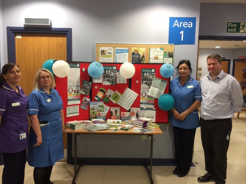 Outpatientswha1's tweet photo. @NRAS_UK Outpatients@wharfedale #AnyoneAnyAge #RAAW supporting our patients with #RA #rheumatoidarthritis https://t.co/M66b5yCCnd
