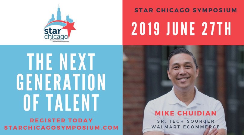#ChiTown TA Professionals! Have you registered for the @STARofChicago Talent Symposium yet! Only a week until the event! So excited to learn and also share my #sourcing knowledge! Register NOW!! bit.ly/STAR19 <a href="/MatthewJones23/">Matt Jones</a>