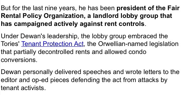 dsherwoodb's tweet photo. Pretty cool that LAO Board Chair Charles Harnick’s boss, Philip Dewan, was for 9 years the president of the FRPO, Ontario’s largest landlord lobby group and mortal enemy of @ParkdaleLegal, whose budget Harnick just cut by 45%.
#Parkdale #DefendPCLS #LegalAidCuts https://t.co/9WCTN5VjoR