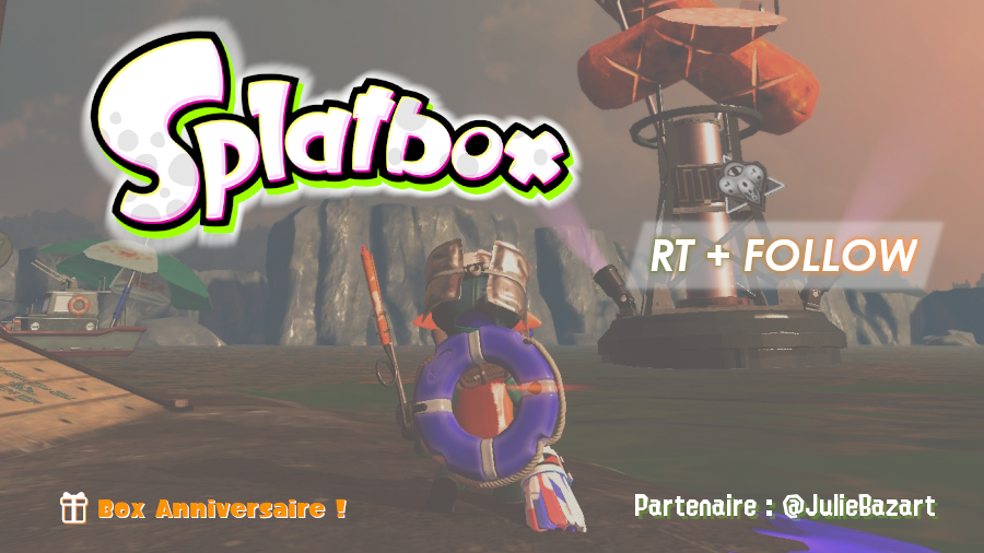 SplatActu's tweet photo. 🎁 #CONCOURS 🎁

⭐ RT + Follow @SplatActu &amp; @JulieBazArt

Pour nos 5 ans, la MEGA #SplatBox est de retour !

Tentez de remporter plus de 60€ de cadeaux spécialement récupérés pour l'occasion 😵

Conditions : https://t.co/I4TCjgNel6

#Splatoon #Splatoon2 #Nintendo #Giveaway https://t.co/Pq66NJSXLq