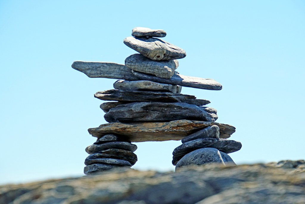 OptionsPrinting's tweet photo. The Inukshuk is an indelible Canadian symbol and also one of the projects our students have been creating in the Options 'Outside The Lines' program! We'd love to see any that you come across in the wild this summer - especially as we are coming up to Canada Day! https://t.co/jOJ4aQqfXP