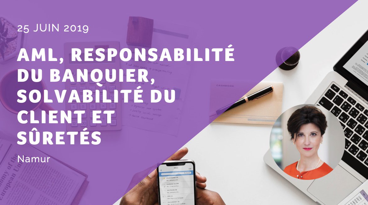 Dominique Fairon explique les principes de l'#AML et les difficultés d'application de la nouvelle loi sur le #crédit ow.ly/pLT950uHLRP