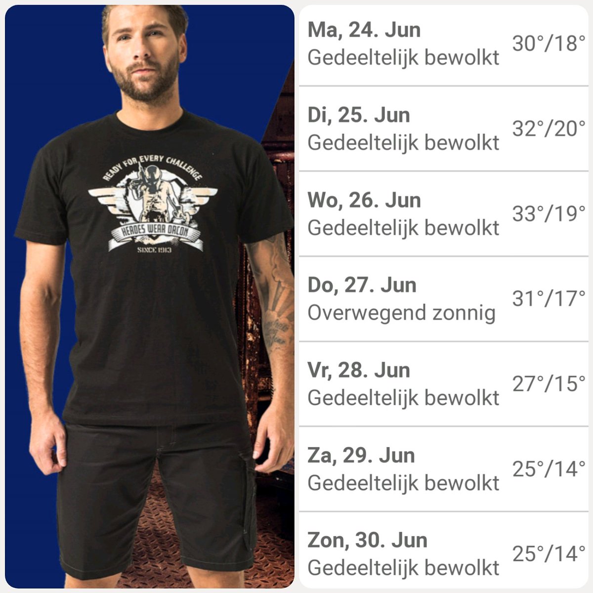 willemvsetten's tweet photo. ⚠️WARNING!♨️🔥🌡 Feeling hot hot hot... korte broeken gaan hard!! Wees op tijd met het bestellen en zorg dat ze klaar liggen voor next week! Doen wij er een gratis limited Orcon T-shirt bij ❤ #orcon #orconworkwear #shortandrew #capture @ORCONWorkwear @BallyclareInt https://t.co/uph7RB5gvn