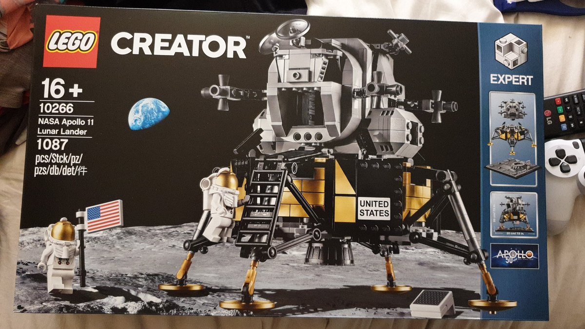 Cant wait to build this. For you <a href="/TheRealBuzz/">Dr. Buzz Aldrin</a> and for Neil and Micheal, the crew of Apollo 11. Never forgetting the loss it took to achieve this. 
#Apollo50th #AdAstraPerAspera