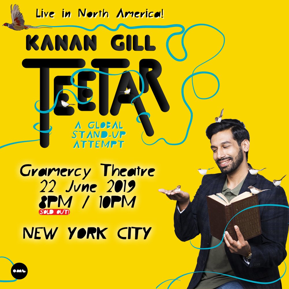 The early @KananGill show [8PM] on Saturday, June 22nd is officially SOLD OUT! The late show [10PM] is getting filled up quick, so move fast and grab your tickets now: cncrt.ly/yvA