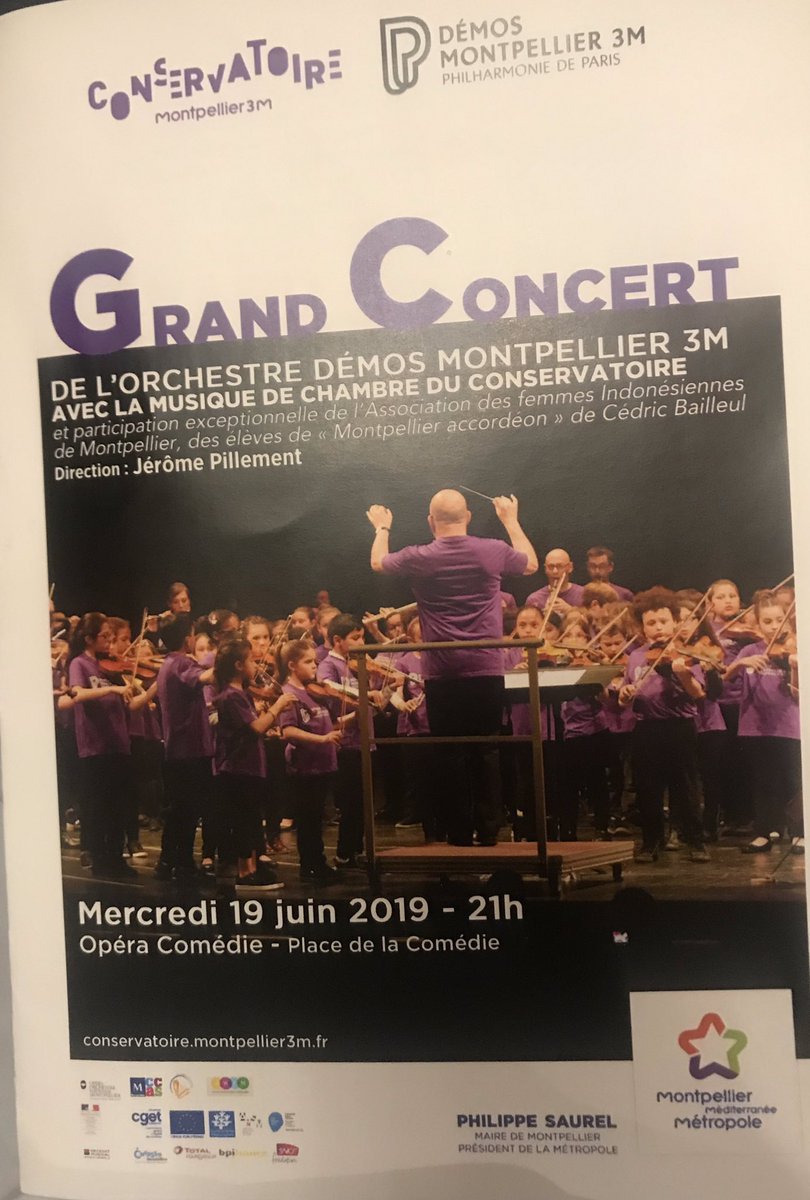 chantal_marion's tweet image. #Demos2019 2ème édition Dispositif d’Education Musicale et Orchestrale à vocation sociale. Enrichir le parcours éducatif des enfants par la #Culture pour une bonne insertion sociale @montpellier_  @Saurel_P @travier_b