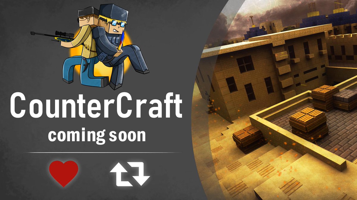 countercraftmod's tweet photo. 📌COMEBACK 

➜ Bonjour à tous, nous vous annonçons le retour de CounterCraft plus fort que jamais ! 

🕥 Nous vous fournirons plusieurs Spoils dans les semaines à venir ! 

Restez connecté(e) 🤟

N'oubliez pas de REJOINDRE notre discord :
https://t.co/QirER5DWYM https://t.co/Lg7wqhaNe7