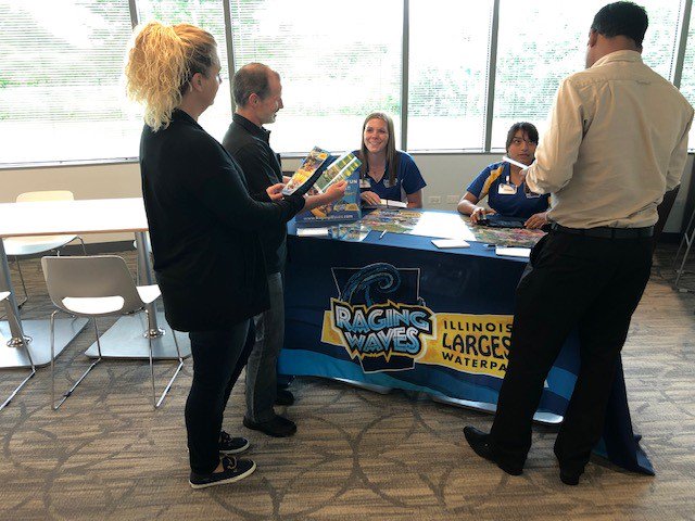 wiltonbrands's tweet photo. Wilton employees are gearing up for some fun in the sun! Thanks Raging Waves for stopping by to bring us the best deal for your waterpark! ☀️🌊🏊🏼♂️ #Wilton #WorkAtWilton #Summer #RagingWaves #Waterpark https://t.co/DqaarBZNU0