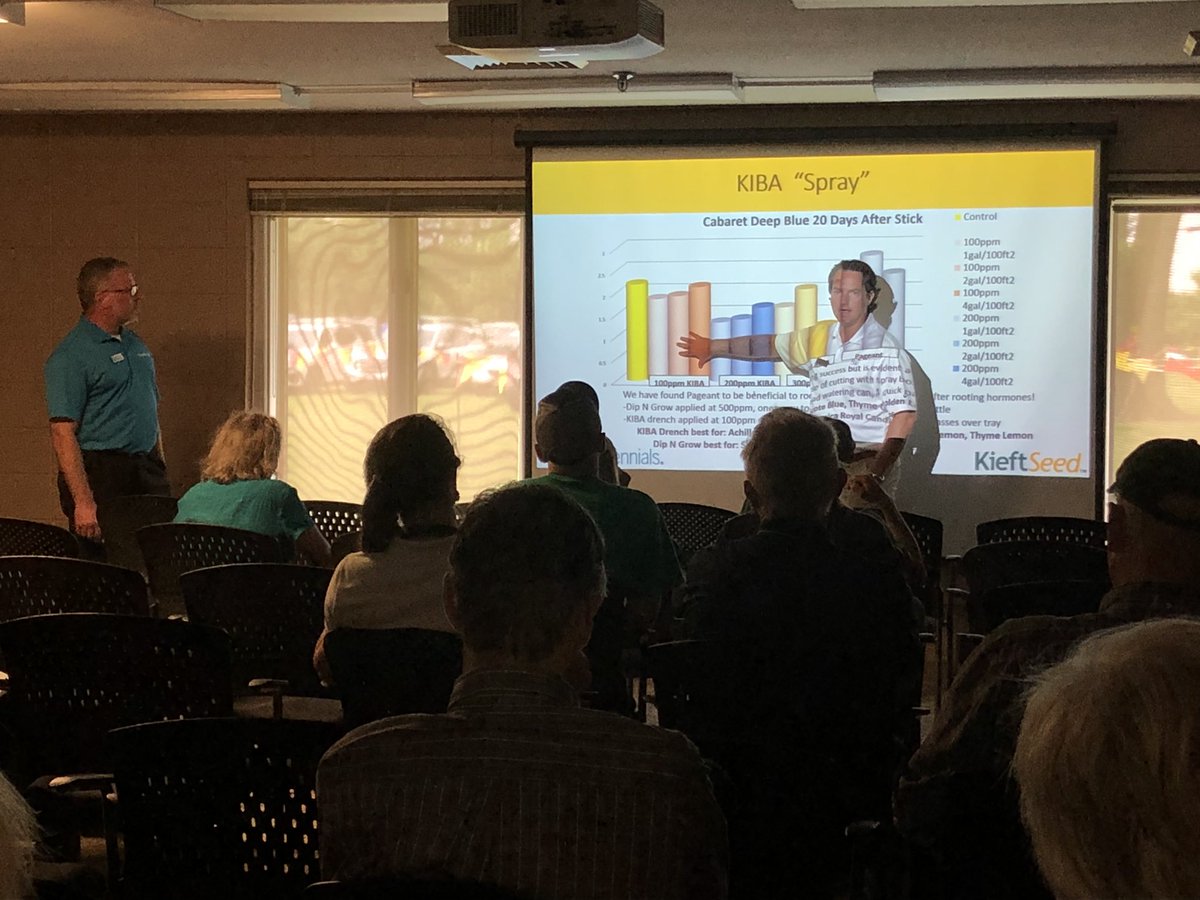 Incredible educational talks today from Richard Hawke (Top-Rated Plants and Trials from the Chicago Botanic Garden) &amp; Chris Fifo and Dr. Todd Cavins (Grow like a Pro)! #darwinperennialsday