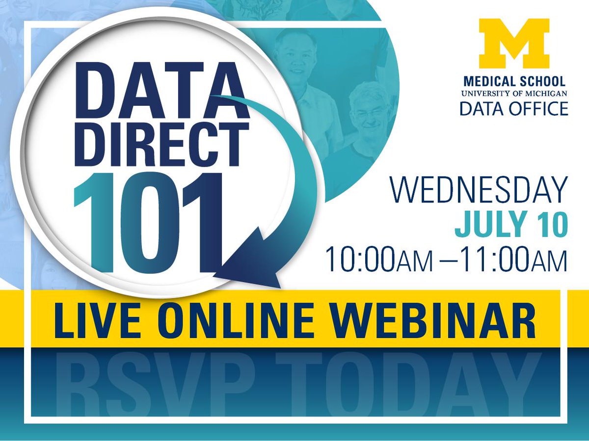 FFMI (@umichffmi) on Twitter photo DataDirect can assist you in your research and capture the data you need for your query! Don't miss free online training for <a href="/umichmedicine/">Michigan Medicine</a> researchers & innovators on July 10. Register: umich.qualtrics.com/jfe/form/SV_bC⦠DataDirect can assist you in your research and capture the data you need for your query! Don't miss free online training for <a href="/umichmedicine/">Michigan Medicine</a> researchers & innovators on July 10. Register: umich.qualtrics.com/jfe/form/SV_bCā¦