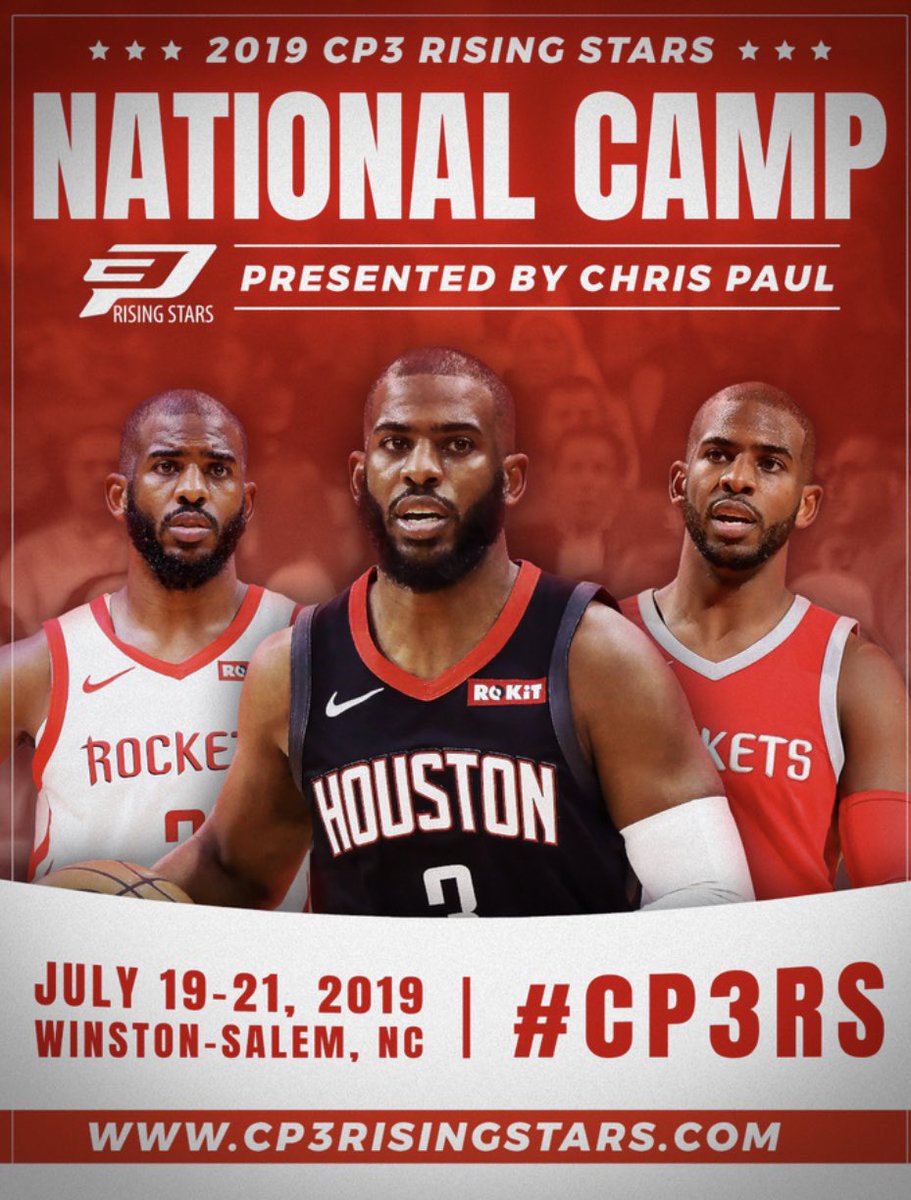 BraylenBlue's tweet photo. So honored, excited and humbled to be invited to the prestigious CP3 Rising Stars National Camp (@CP3RisingStars) https://t.co/tR93fST8Y2