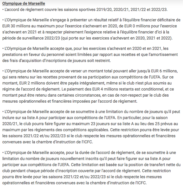 MassaliaLive's tweet photo. Les détails de l'accord de règlement de l'OM pour le fair-play financier - https://t.co/xhWzKy3sGe
#MassaliaLive #TeamOM #FinancesOM https://t.co/Ky2tCwhPly