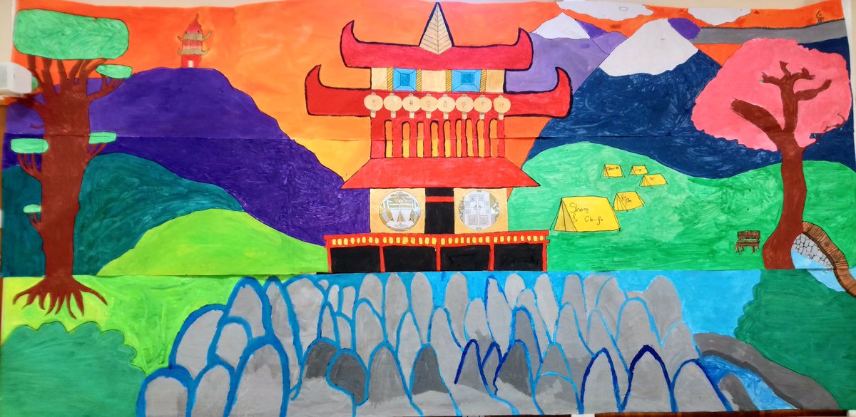 TheArtBox4's tweet photo. So proud of the P7 classes for their set design...#showready #p7show #Mulan #Showtime #showtimeschooltime #artists #setdesigners @SchoolCrombie https://t.co/PWckoVfyxG