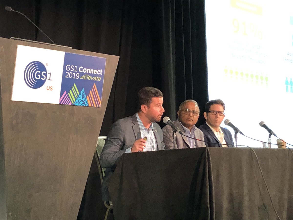 PatrickGS1US's tweet photo. Trusted Content = Smarter Content @labelinsight , @1WorldSync and @TysonFoods #GS1Connect19 @GS1Connect  #GS1USSolutionPartner https://t.co/kjuuC5I5Gv