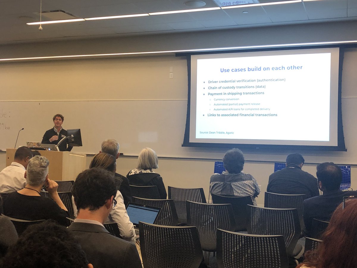 aventureralicia's tweet photo. “I think the #genesisblock for #supplychain information is the purchase order”, says Patrick Duffy of @BiTAmembers #SCIT19 #SCIT2019 https://t.co/7OOSWEJ4Eq