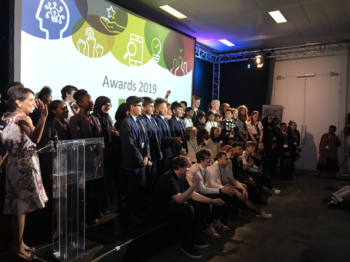 sophielouiseb's tweet photo. Still recovering from last night's #AfGAwards - amazing energy from these fantastic young entrepreneurs 🙌 Huge thanks to our brilliant partners for bringing the event to life &amp; special recognition to the @AppsforGood team for their tireless effort &amp; dedication ⭐️ #lovewhatyoudo https://t.co/9V3g5R11bZ