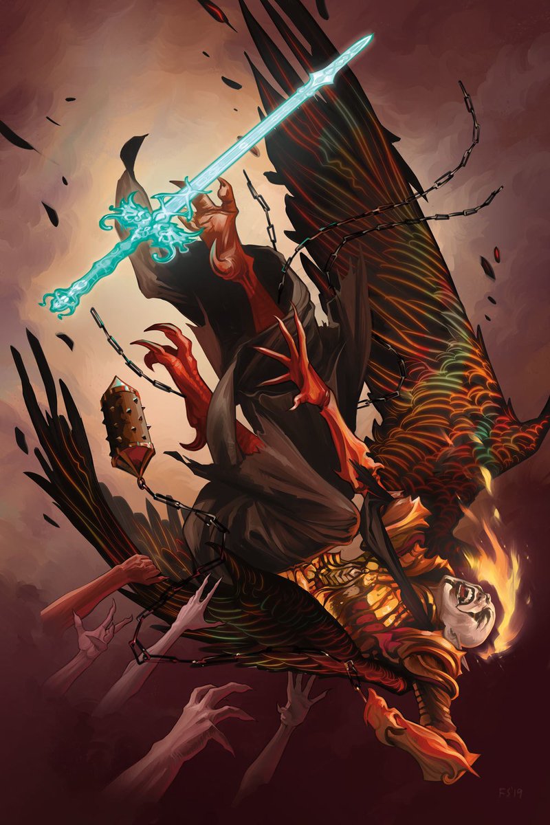 James J Haeck Pa Twitter Y All Fionastaples S Art For Descent Into Avernus Is So Damn Cool Each Of These Pieces In The Latest Dragon Seems To Represent A Different Fall From