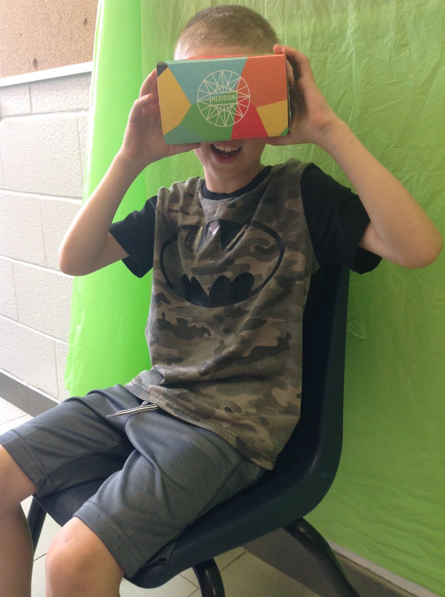 mrsbowesteaches's tweet photo. Today we explored Virtual Reality with @GoogleCardboar. Our talk of Rollercoasters after reading @MarlaFrazee ‘s book has opened a whole new learning opportunity. Next week we will design our own courses and test using our robots. #VirtualReality #gandydigital https://t.co/GE9DSBwy7X