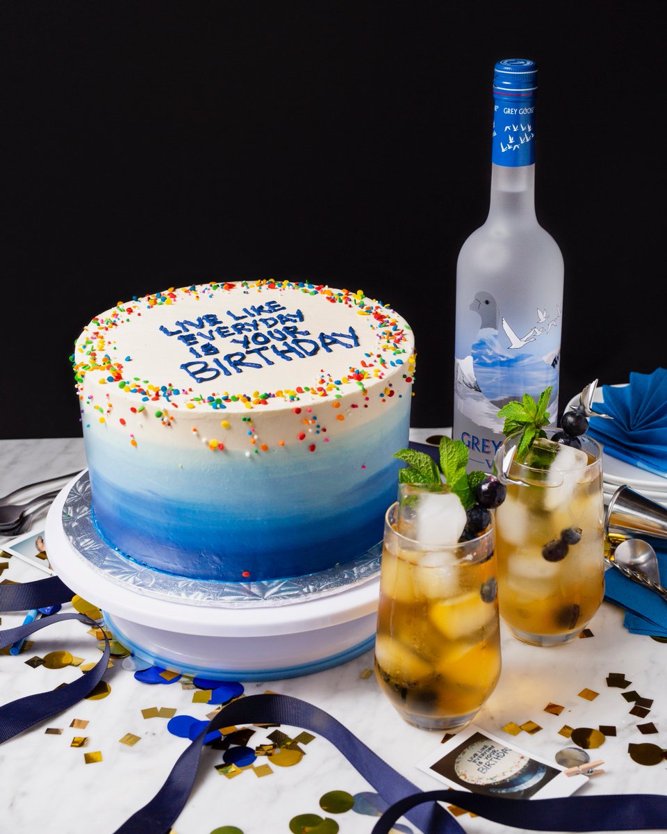 Birthday months &gt; days, yes? Better idea: let’s live every day like it’s our birthday and make every occasion, big or small, a celebration.  The best way I know how is with cake and a @greygoose cocktail! Let’s #livevictoriously!  We’re totally worth it! #sponsored