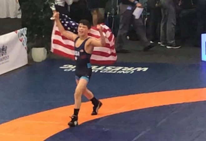 Paul Kelly - USA, Arizona 
U15 Greco World Champion
41KG