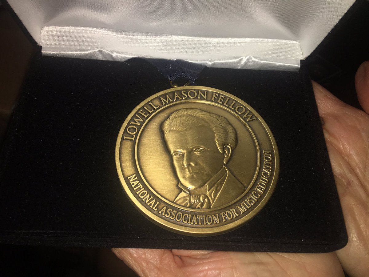 MystroMoore's tweet image. Tonight @SCMusEd member and pioneer music education advocate Ray Doughty was named a Lowell Mason Fellow by @NAfME. Christine Fisher and Patti Foy accepted the award on his behalf. Watch scmea.net for more details. Congratulations and thank you, Ray! #SCMEA #NAfME19
