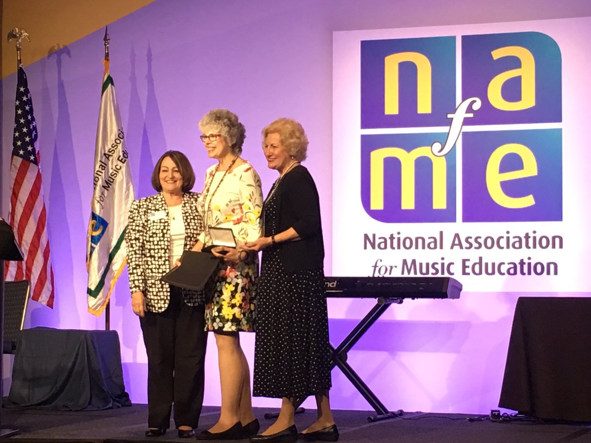 MystroMoore's tweet image. Tonight @SCMusEd member and pioneer music education advocate Ray Doughty was named a Lowell Mason Fellow by @NAfME. Christine Fisher and Patti Foy accepted the award on his behalf. Watch scmea.net for more details. Congratulations and thank you, Ray! #SCMEA #NAfME19
