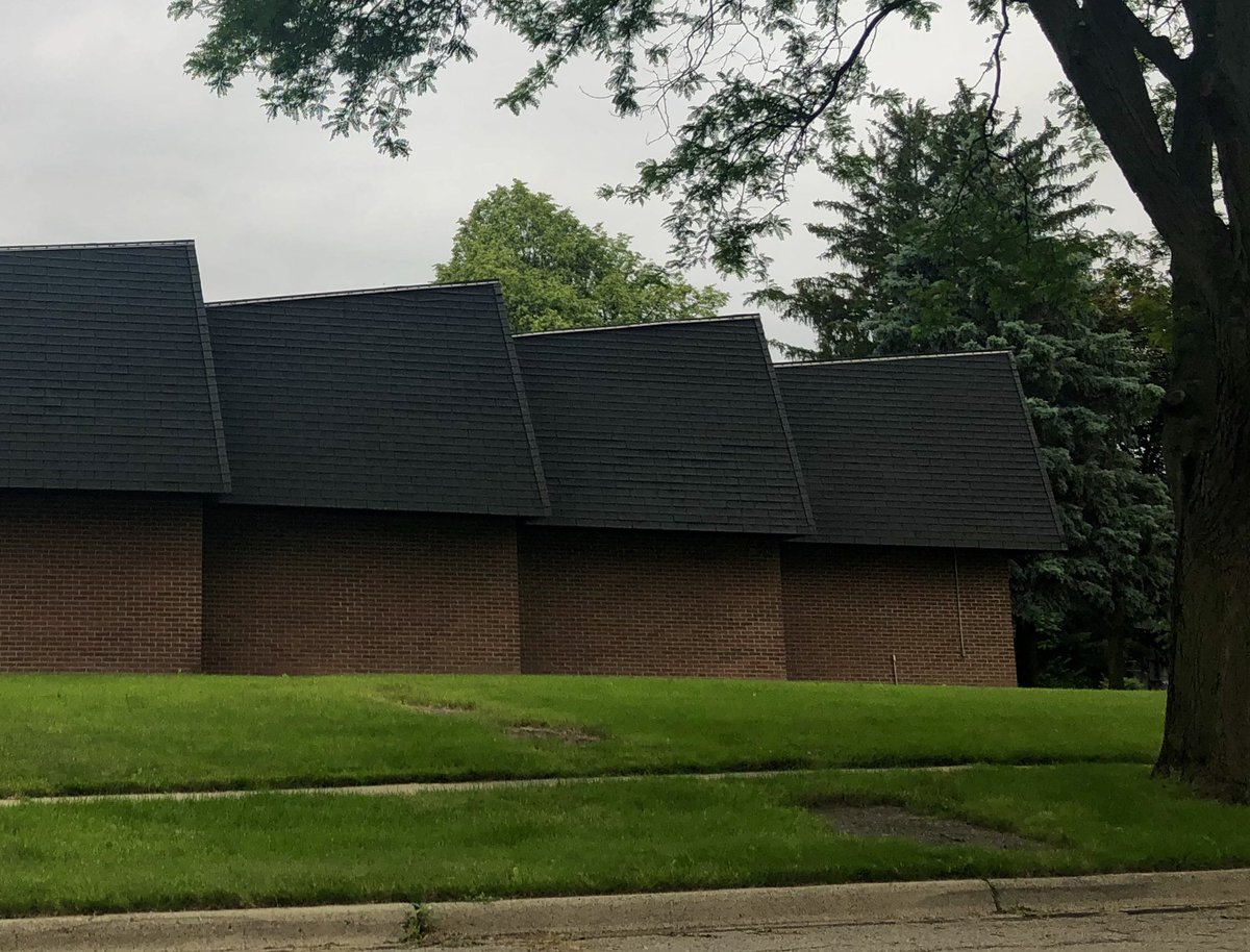 Cuthbert & Cuthbert, Bethel African Methodist Episcopal (1972-74) /// Bethel AME is Ann Arbor’s oldest Black church, founded in 1895. They moved here from their original church building on Fourth Street, which had been handbuilt by the original church members.