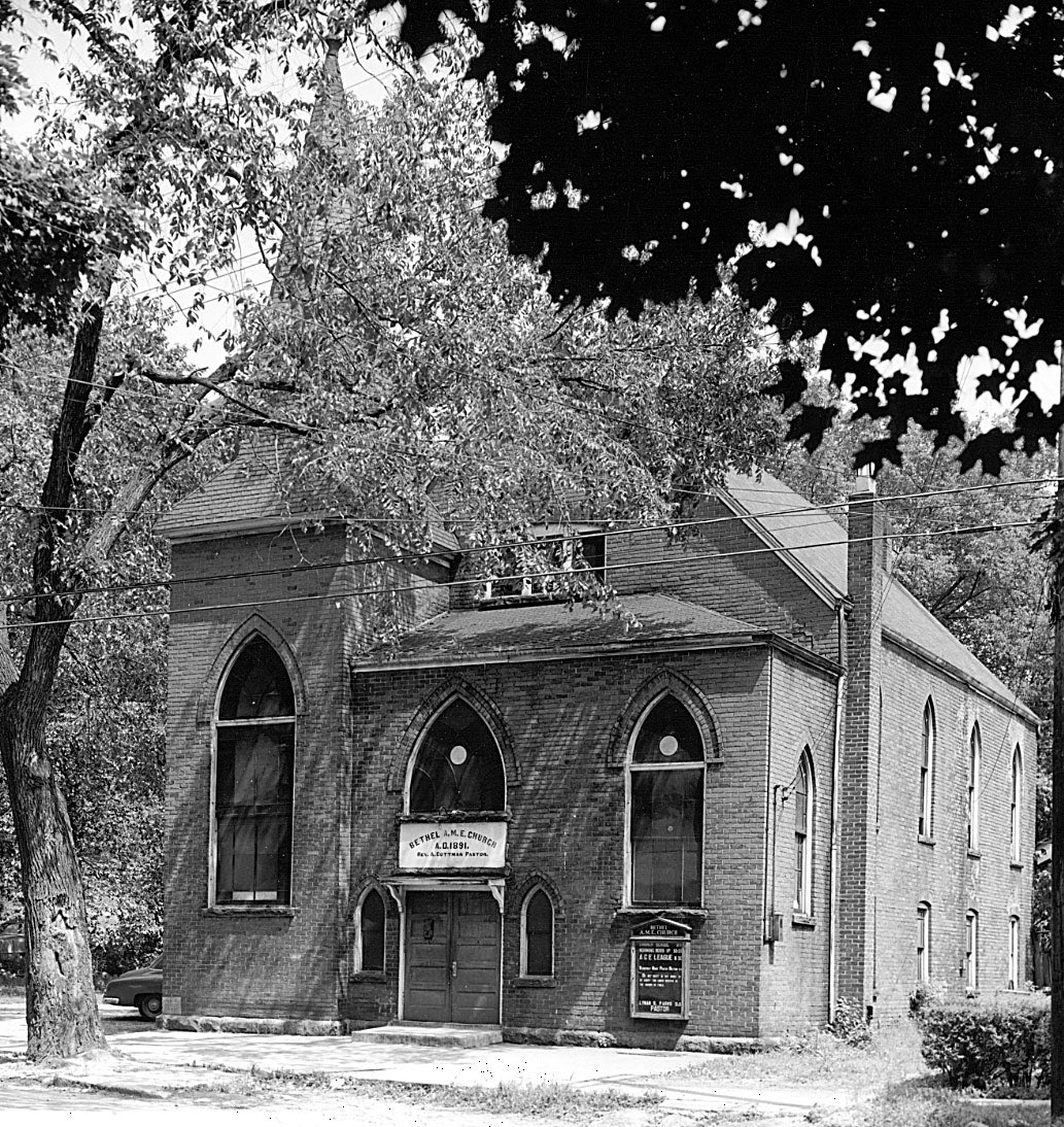 Cuthbert & Cuthbert, Bethel African Methodist Episcopal (1972-74) /// Bethel AME is Ann Arbor’s oldest Black church, founded in 1895. They moved here from their original church building on Fourth Street, which had been handbuilt by the original church members.