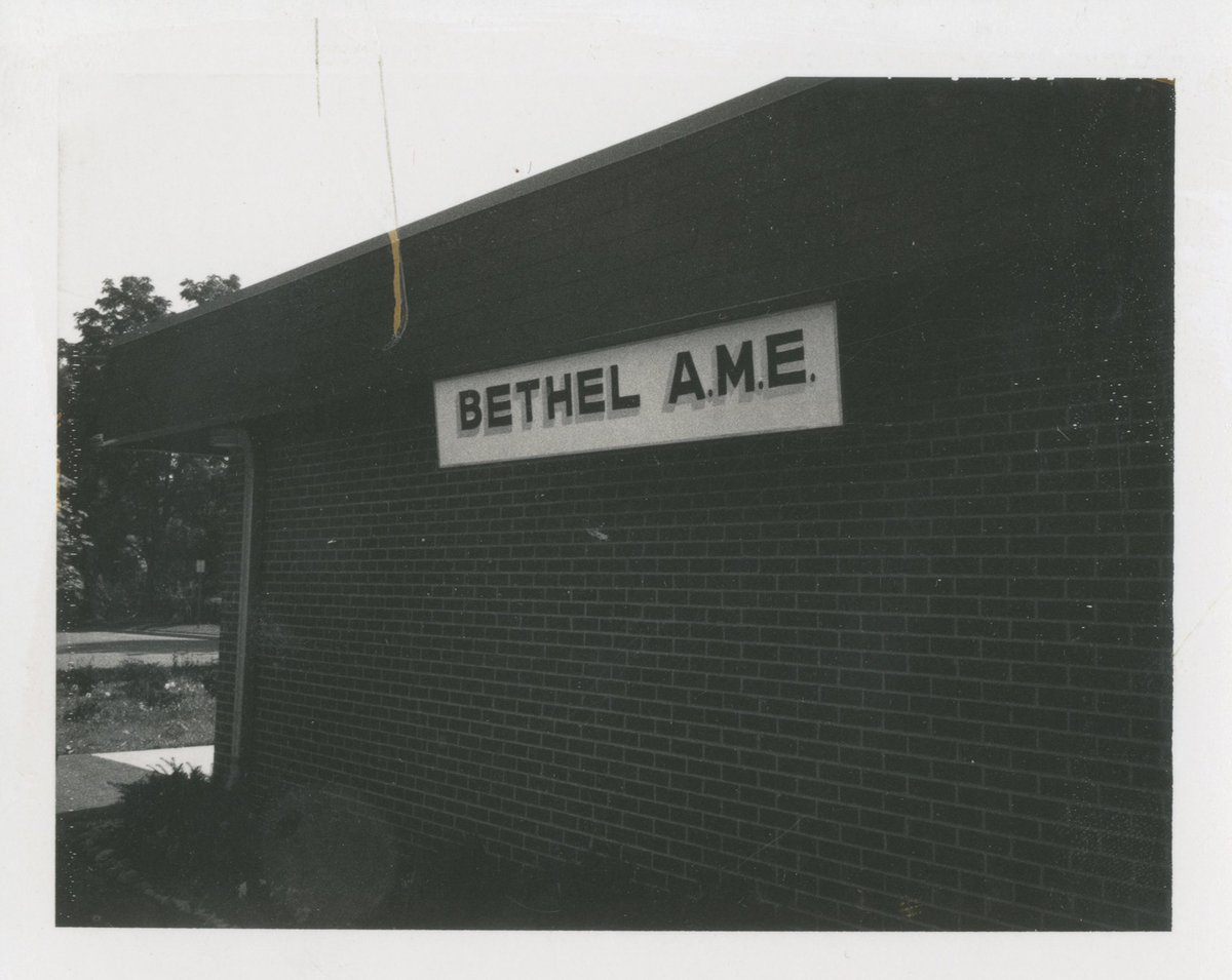 This is Reverend John L. Woods, who ran Bethel AME for nearly 50 years. When he passed away in 1990, he became the first African-American to have a street in Ann Arbor named in his honor.