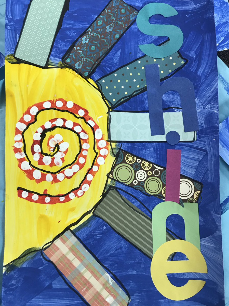 mrscscudder's tweet photo. 🎵This little light of mine, I’m gonna let it #shine ☀️ 🎵 #kinderart #yearendproject https://t.co/EUV6XSugIW